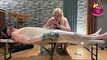 This bondage edging session ends with a ruined orgasm