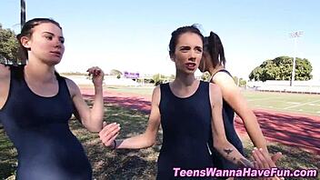 Teen Lesbian Finger Fucked