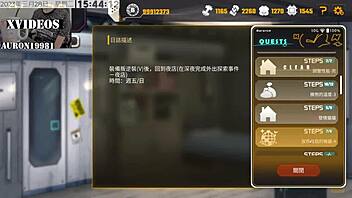 Ai rides big cock cowgirl, tits bouncing, ends with creampie.