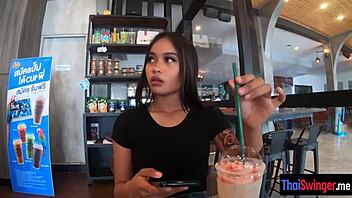 Check it, real amateur Asian teen gets pounded by her boyfriend!