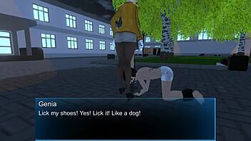 Femdom Teacher Yells, 'Take Fart Punishment!'