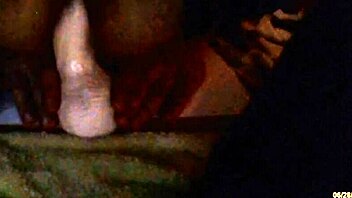 Sissy whore rides thick dildo in stockings?