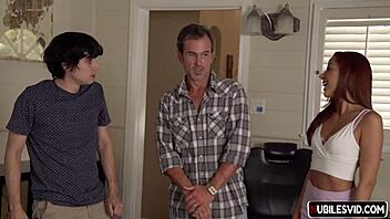 uhh, aaliyah love and vanna bardot in family swap s1-e10... stepmom strips bare!