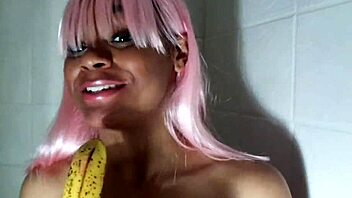 This black bitch faces racial humiliation in her first video.