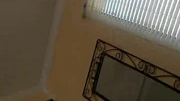 petite brunette wife bent over in lingerie