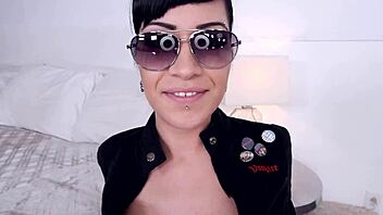 cassandra cain takes huge cock pov deepthroat facefuck and swallows cum 😍