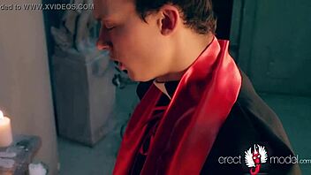 Man, church guy jerking off in cathedral!