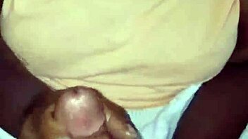 Handjob leads to orgasm and ejaculation