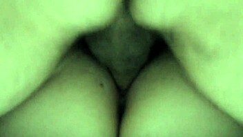 impregnating my teen girlfriend with a deep creampie, her big ass bouncing