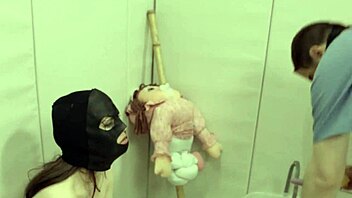 babe tied in ropes for extreme bdsm