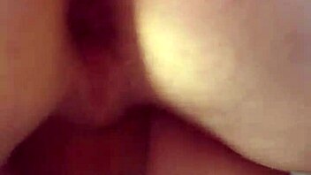 petite brunette wife bent over in lingerie