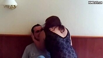 Hotwife Sucks and Rides Lover's Cock in Front of Cuckold