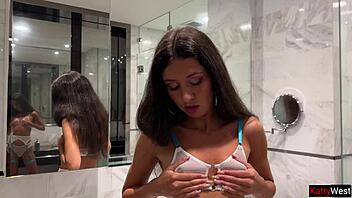 Want to see my tight ass fucked in the shower?