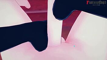 Hey, Hatsune Miku Gives Cute Footjob POV!