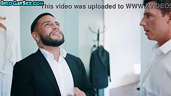 Tattooed Gay Fucks Bff Stud In Missionary.