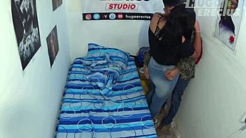 Latina teen 18+ gets CREAMPIED HARDCORE on all fours