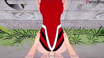 MOMO YAOYORUZU BENT OVER FOR POV DOGGYSTYLE SEX IN STREETS