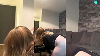 naughty girl next door plays with shaved pussy toys to orgasm