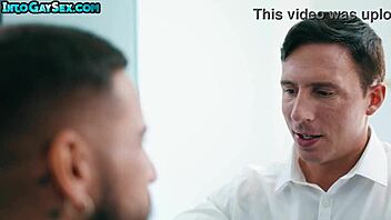 Tattooed Gay Fucks Bff Stud In Missionary.