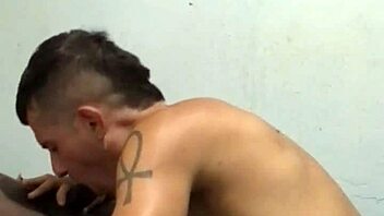 Big black cock guy fucks in public