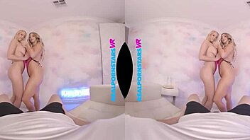 Big Tit Babes KAYLEY GUNNER & VANESSA CAGE TAG-TEAM YOUR BIG COCK