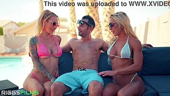 fit kitty and sarah jessie fuck pool guy