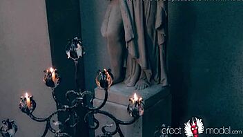 Man, church guy jerking off in cathedral!