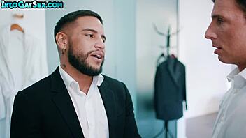 Tattooed Gay Fucks Bff Stud In Missionary.