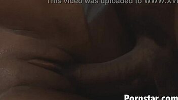 Ebony beauty Dior Milian with petite breasts mounts a big black cock