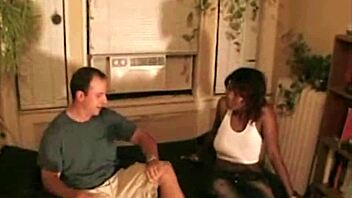 Ebony model's first time taking on a white cock in NYC - watch the complete scene on xvideored