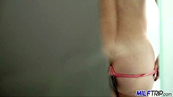 Big tit milf fucked with cum on chest