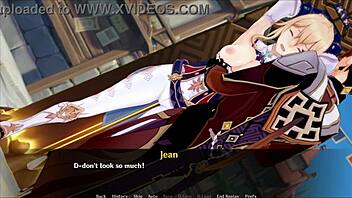 Outdoor Lesbian Hentai: Klee Uses Toys For Masturbation And Fingering In Game.