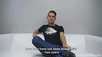 Czech Gay Casting with Roman 4248 Sucking and Fucking in POV