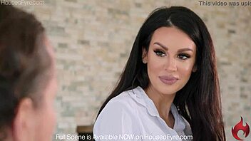 Jamie Michelle Fucks Embarrassed Intern In Femdom Action!