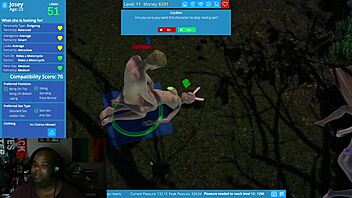 dude, this anime hentai party turns into a lesbian orgy with group sex!