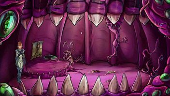 Monster cock masturbation and blowjob in Slutcraft