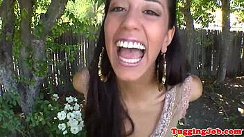 Wanna See This Real 18+ Teen Stroke Dick Outdoors?