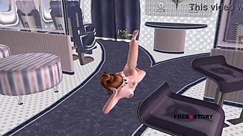 teen girl poses and fingers in airplane