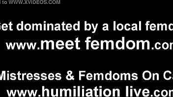 Femdom Mistress Kicks Bound Slave's Balls Hard!