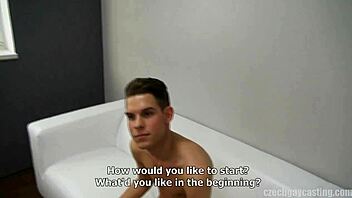 Czech Gay Casting with Roman 4248 Sucking and Fucking in POV