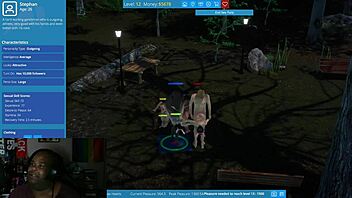 dude, this anime hentai party turns into a lesbian orgy with group sex!