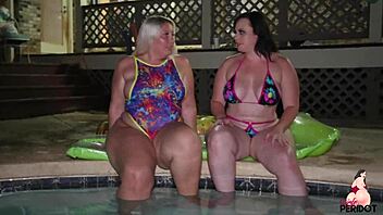 Virgo And Her Friends Eating Pussy Poolside? So Hot!