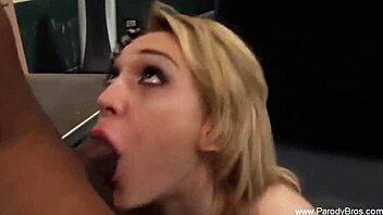 this blonde lady feels intense pleasure in doggy style fucking