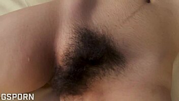 Hot Asian 18 YO Girl Masturbates Hairy Pussy