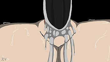 Porn Animation Featuring Creampie, Bent Over, Blowjob, And Doggystyle Scenes