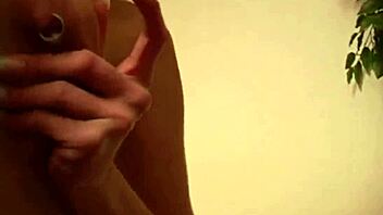 Busty blonde celeste jerks and sucks cock for facial cumshot.