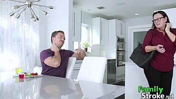 Kinky Sibling Footjob with Sadie Blake