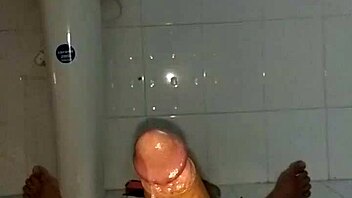 slow motion handjob with teasing strokes and intense buildup