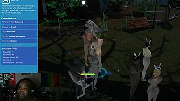 dude, this anime hentai party turns into a lesbian orgy with group sex!