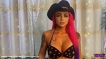 Débora Fantine Rips Clothes in Country Music Striptease Ride